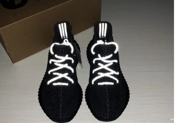 BLACK MENS 350 FU9006 ADIDAS BOOST YEEZY V2 1027